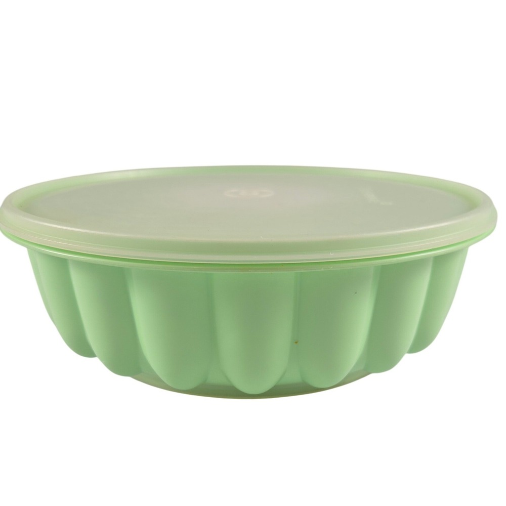Vintage Tupperware Jello Mold Mint Green 3 Piece Set Retro Vintage Kitchen